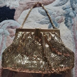 Gold Mesh Evening Bag